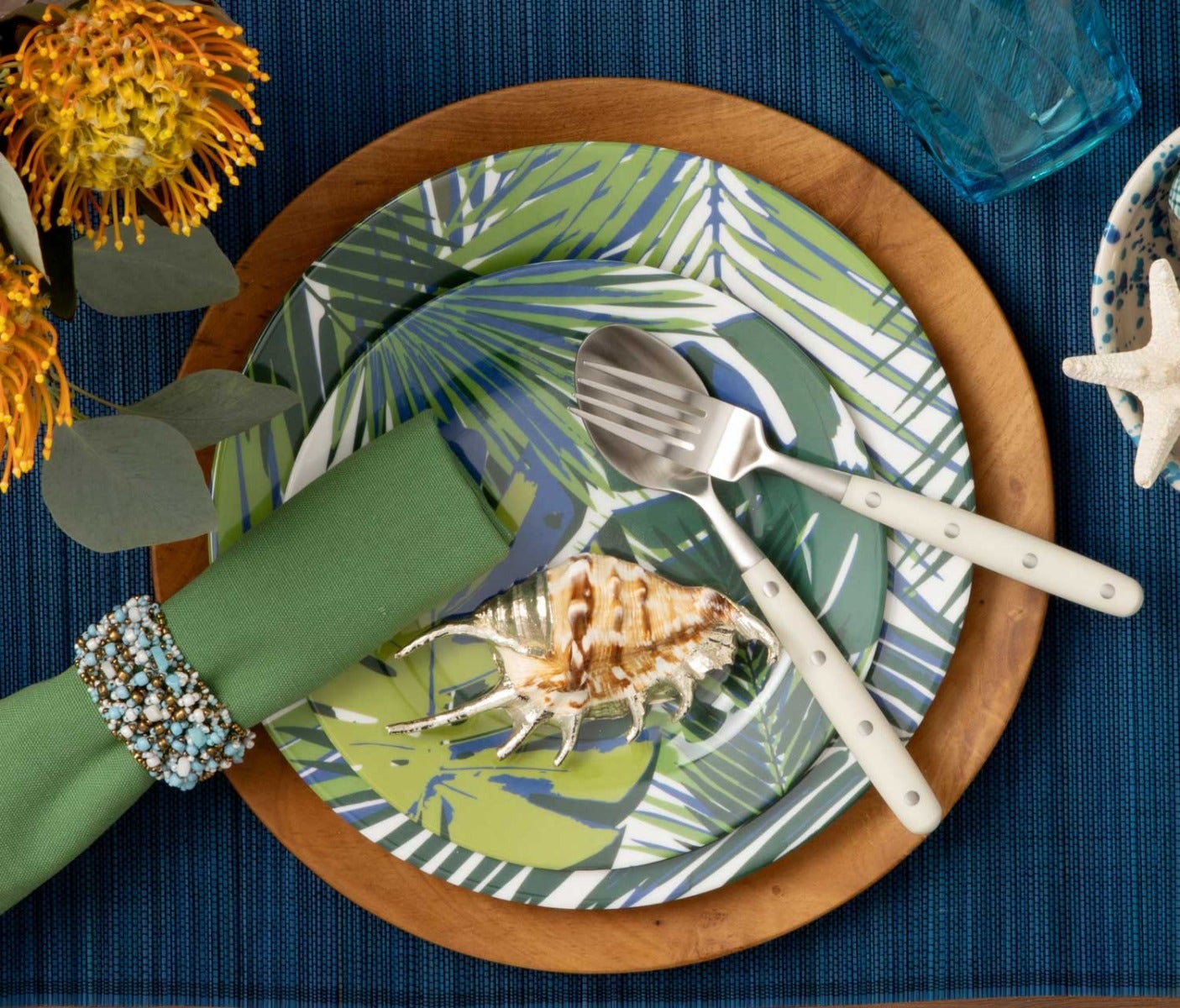 Kinsey Palm Leaf Dinnerware