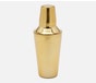 ATHENA, #DNR#, Matte Gold, Tropical Leaf, Cocktail Shaker, Stainless Steel.