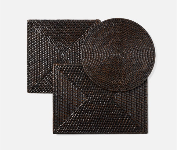 Brianne Polished Espresso Placemat