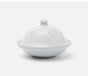 MARCUS, White Salt Glaze, Cloche Serving Platter, Stoneware, Medium.