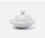MARCUS, White Salt Glaze, Cloche Serving Platter, Stoneware, Small, Pack/2.