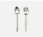 ROLAND, Polished Silver Serving Set, 2-Piece Set: Serving Spoon, Serving Fork