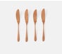 ALBA, Rose Gold Cheese Spreaders, Set/4