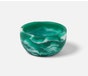 HUGO, Dark Green Swirled, Serving Bowl, Resin, 3x1.5, Pack/2.